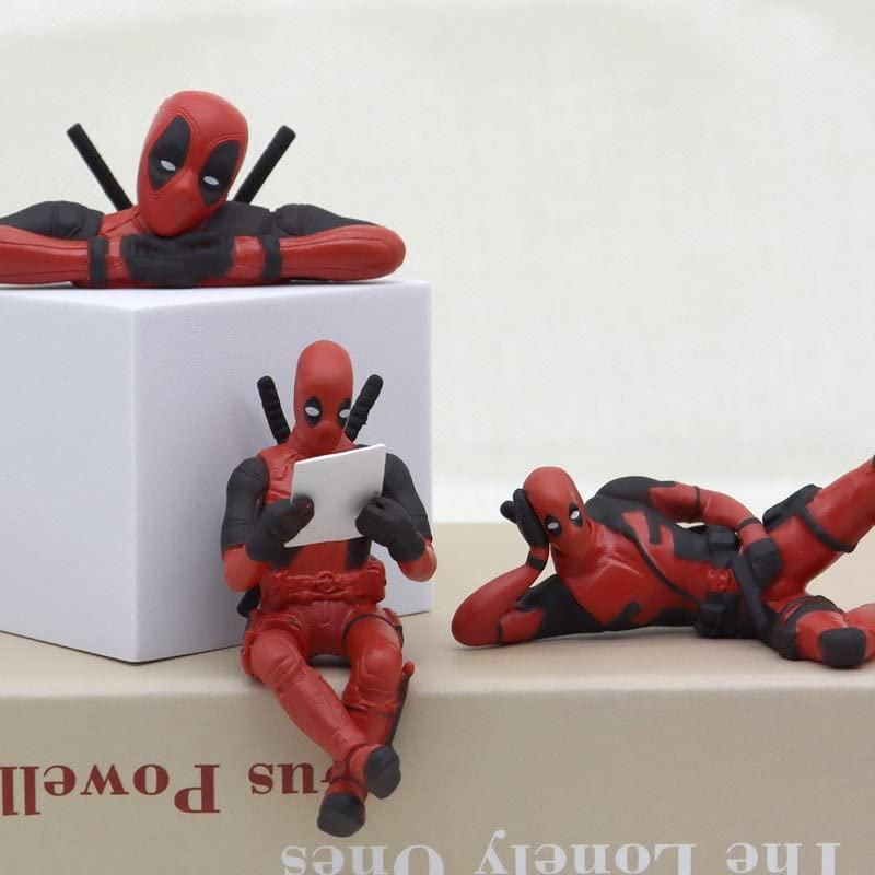 Deadpool Action Figure | Collectible Desk & Dashboard Toy (Fan Art Edition)