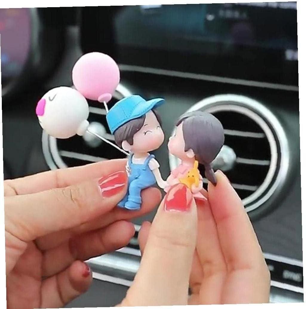 Cute Cartoon Couple Car Decoration | Romantic Dashboard Showpiece (Plastic)