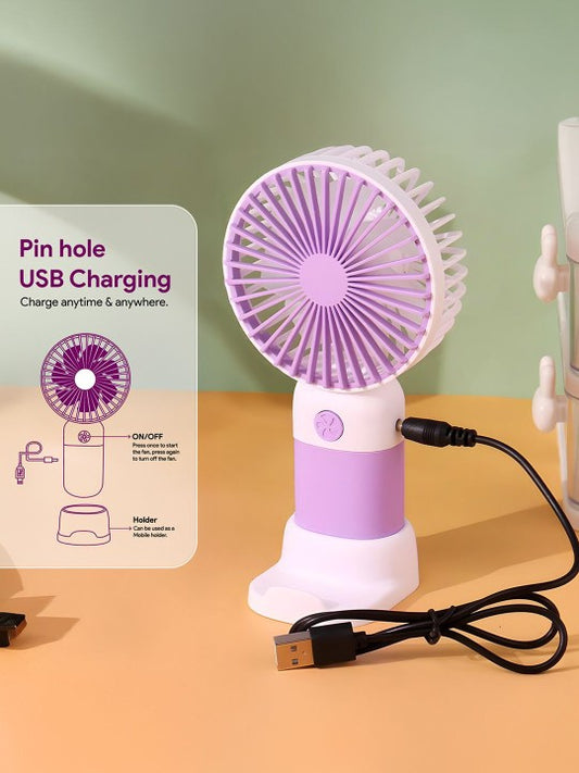 EN-3024 USB Rechargeable Mini Hand Fan – Compact, Lightweight & Portable | 24ENERGY