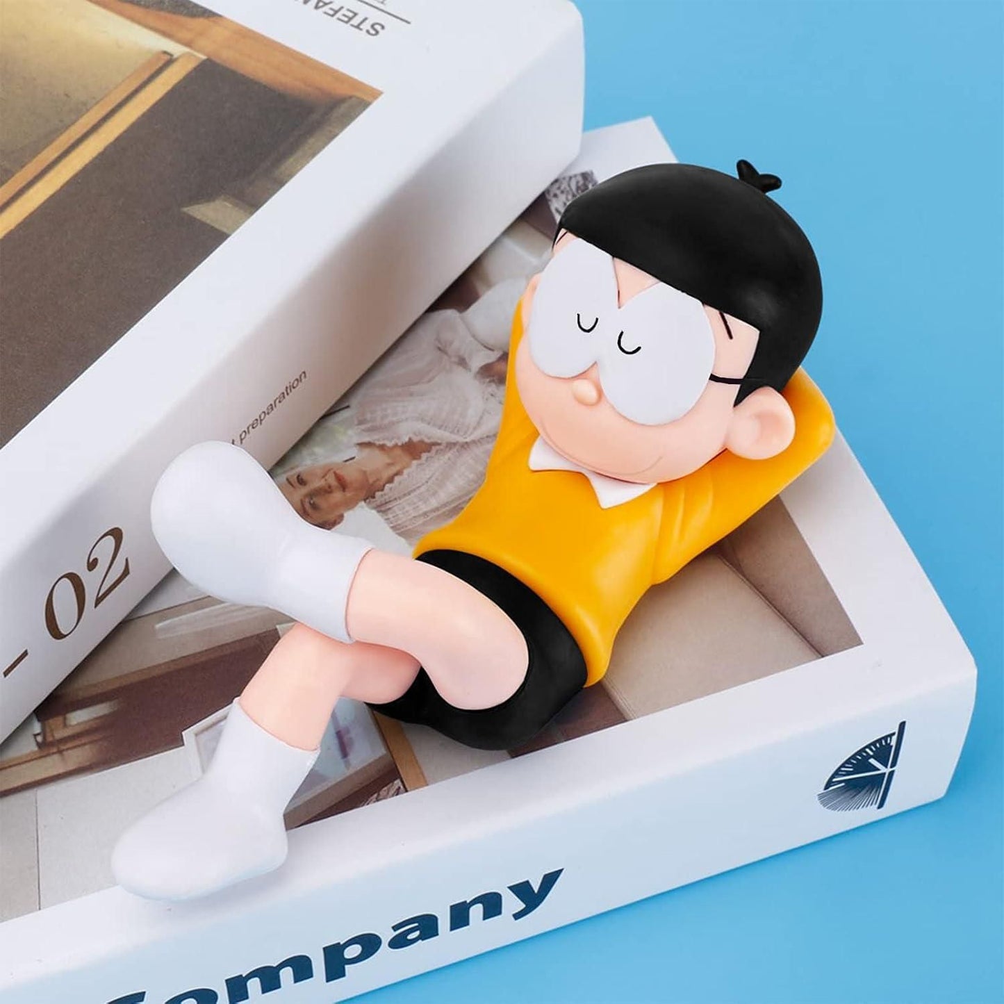 Nobita Car Dashboard Bobblehead | Cute Cartoon Decoration (PVC, 6.5 inch)