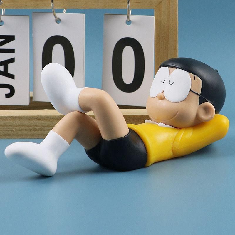 Nobita Car Dashboard Bobblehead | Cute Cartoon Decoration (PVC, 6.5 inch)